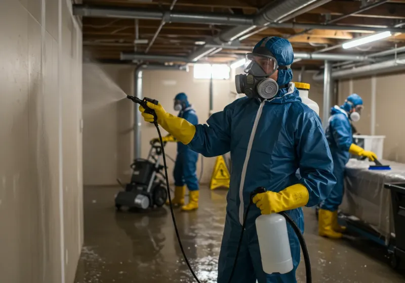 Basement Sanitization and Antimicrobial Treatment process in Madison County, NE